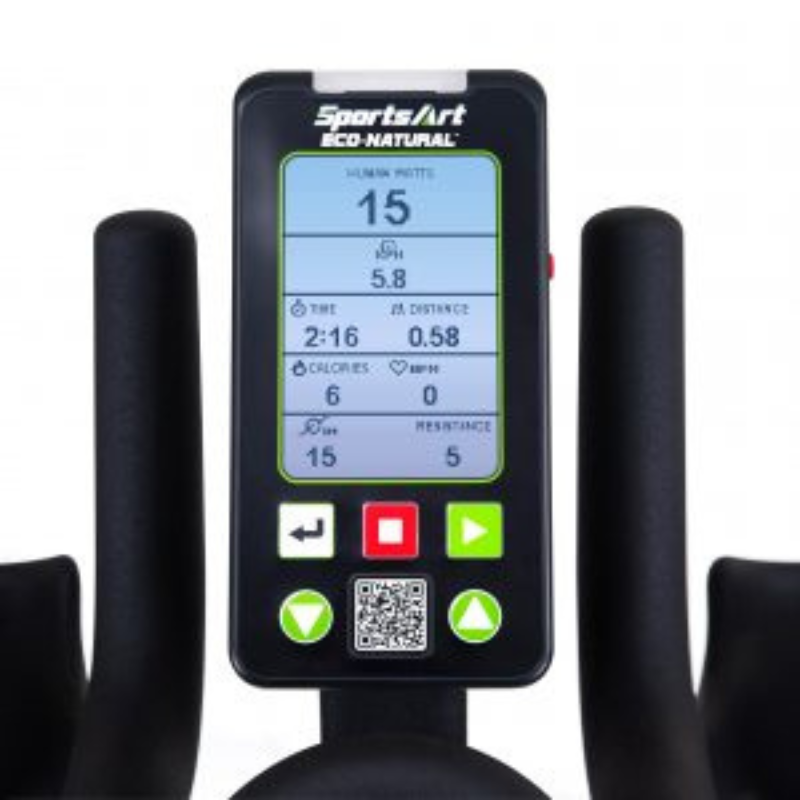SportsArt C516 Indoor Cycle Bike Black/Brown