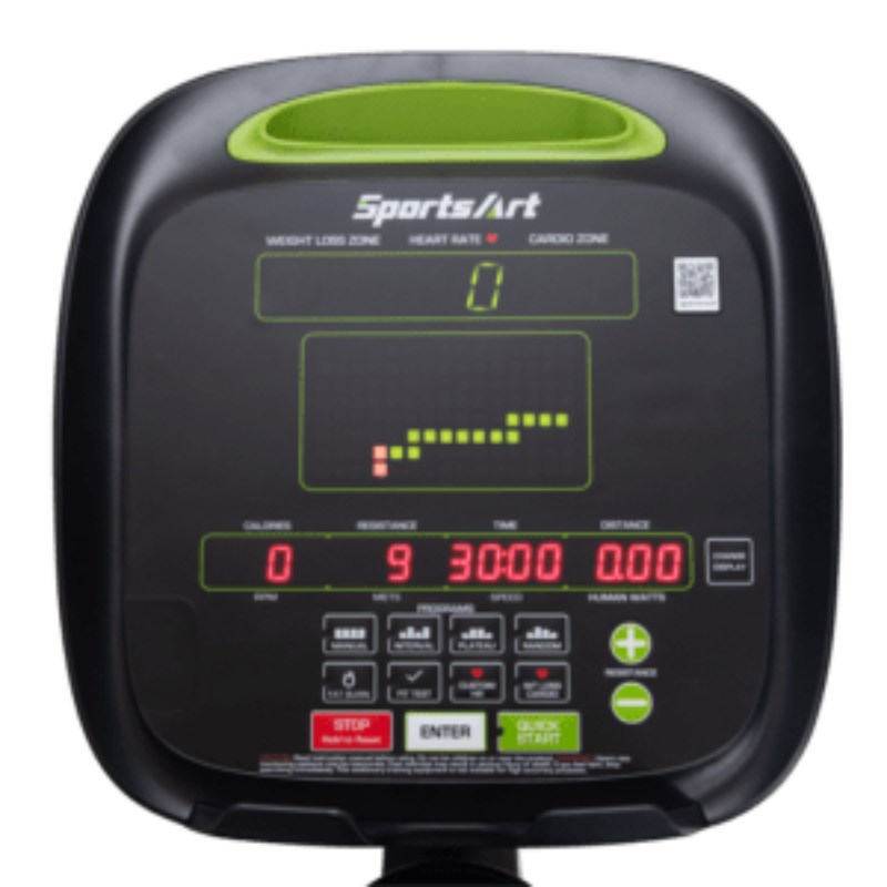 SportsArt C535R Recumbent Cycle Exercise Bike Black