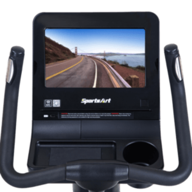 SportsArt C573U-13" Upright Cycle Exercise Bike Black