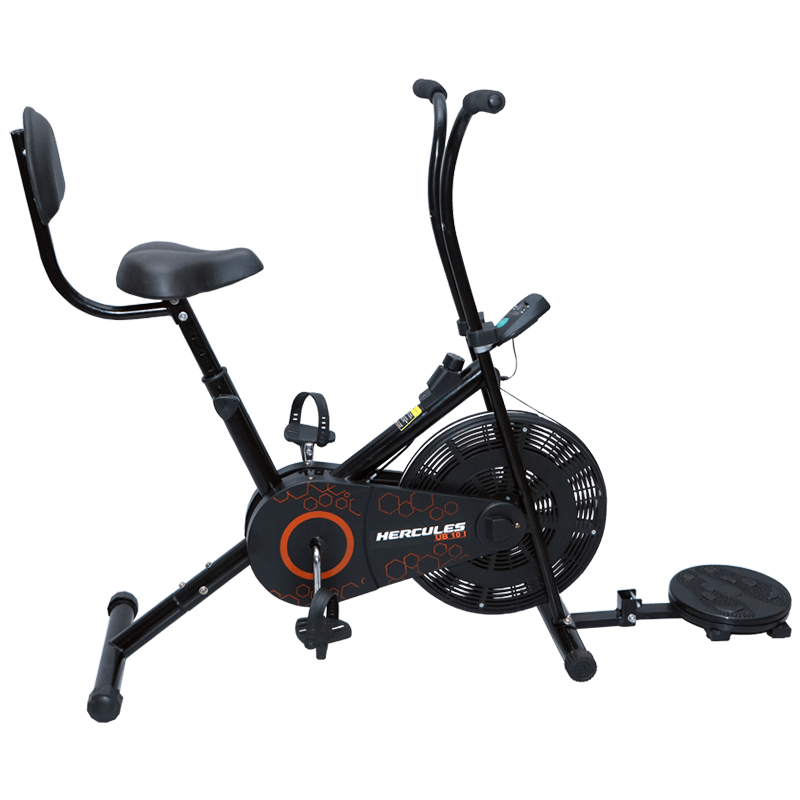 Hurcules UB10I Upright Air Bike Black