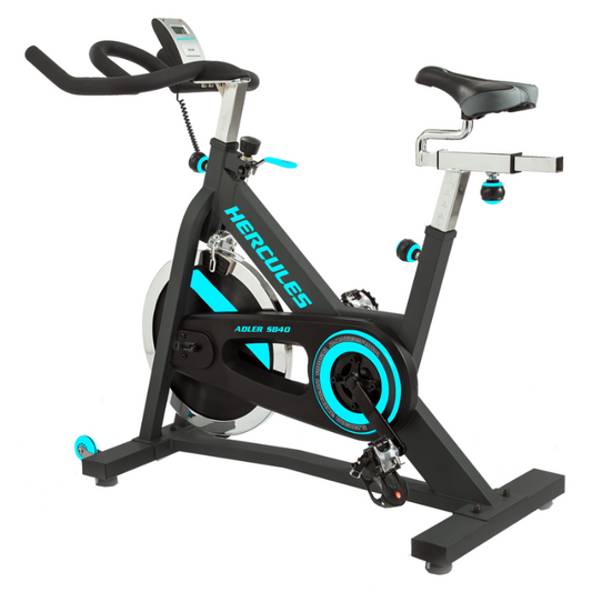 Hurcules ADLER SB40 Exercise Bike Black/Blue 