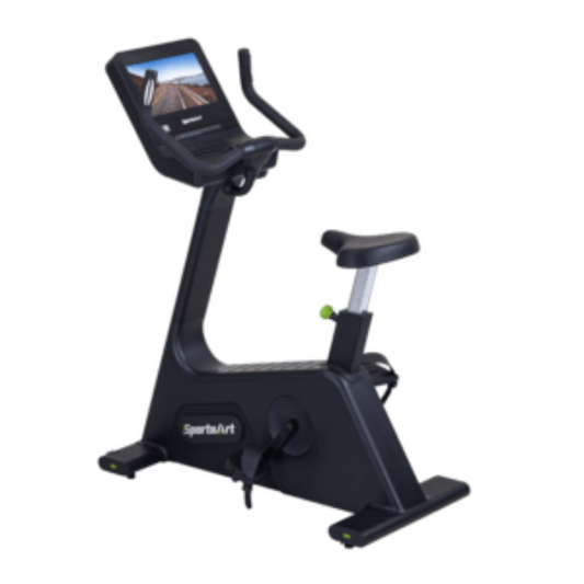 SportsArt C573U-13" Upright Cycle Exercise Bike Black