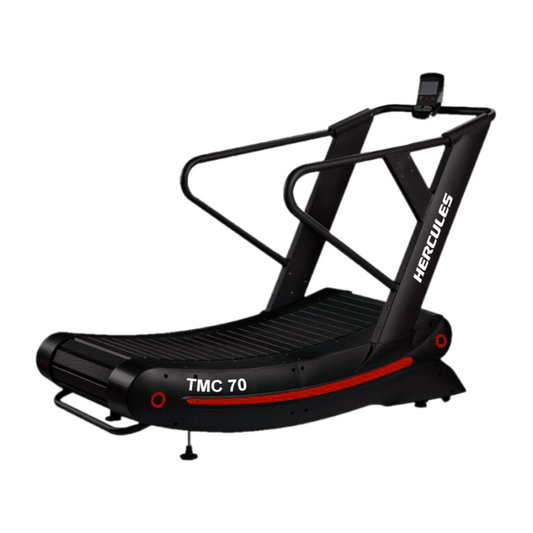 Hurcules TMC70 Curved Treadmill Black/Red